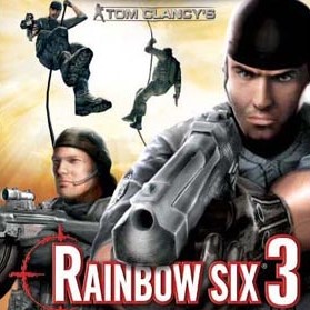 packshot for the video game called Rainbow six 3 on Gamecube