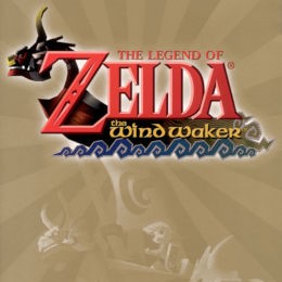 packshot for the video game called Zelda: The Windwalker